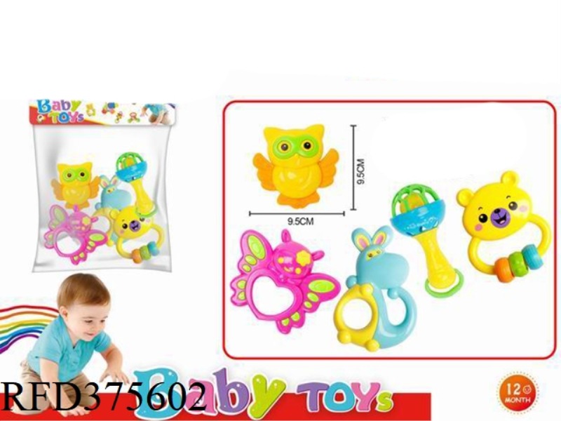 RATTLE TOY 5PCS