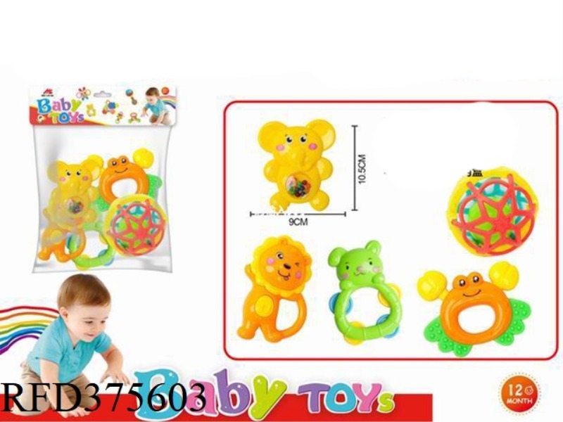 RATTLE TOY 5PCS