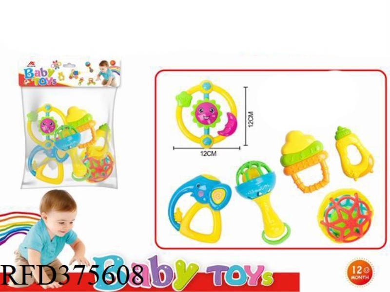 RATTLE TOY 6PCS