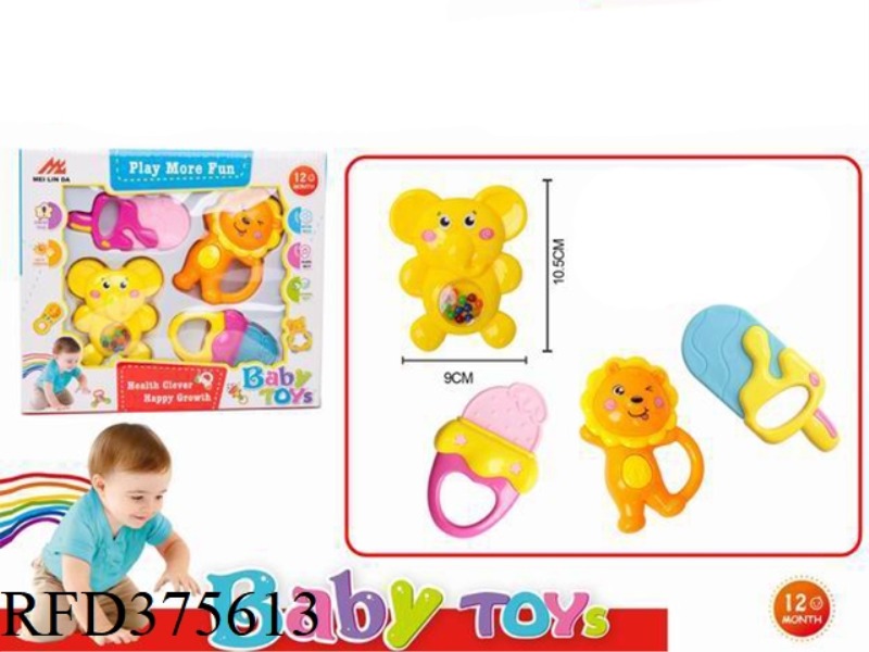 RATTLE TOY 4PCS