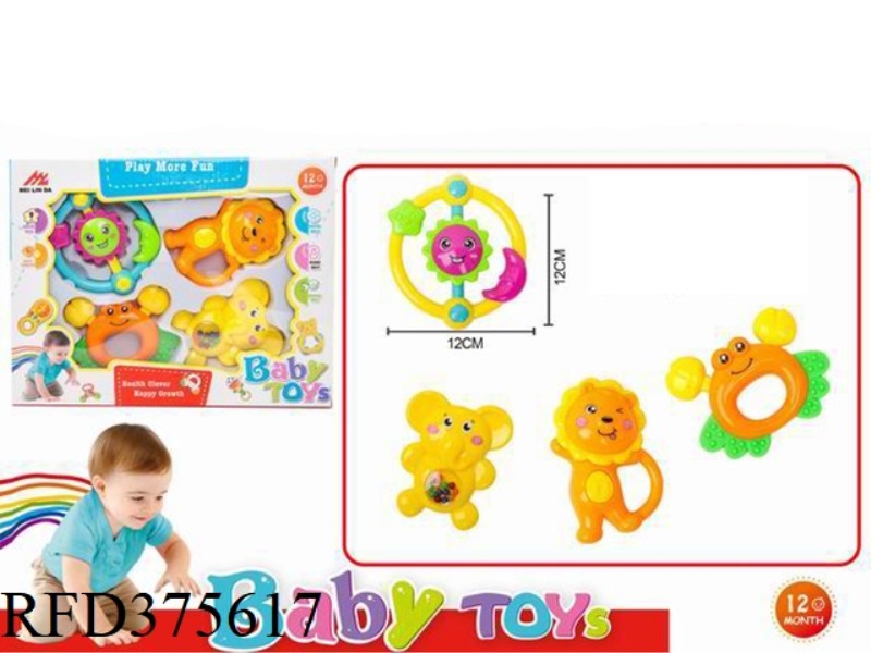 RATTLE TOY 4PCS