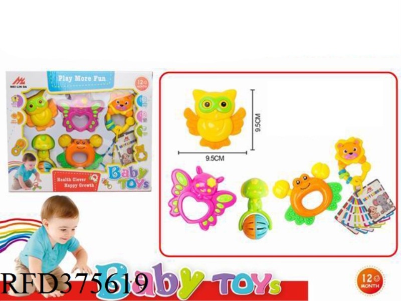 RATTLE TOY 5PCS