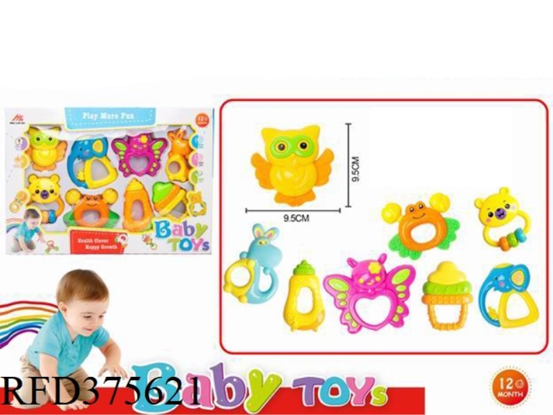 RATTLE TOY 8PCS