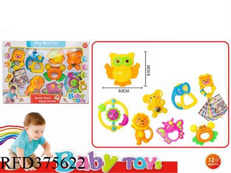 RATTLE TOY 8PCS