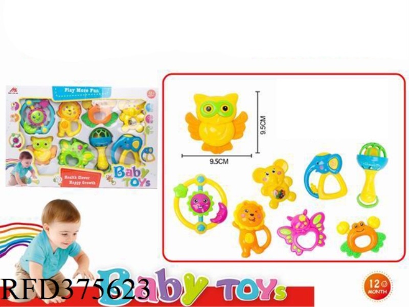 RATTLE TOY 8PCS