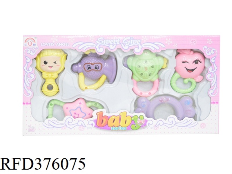 BABY RATTLE SIX-PIECE SET