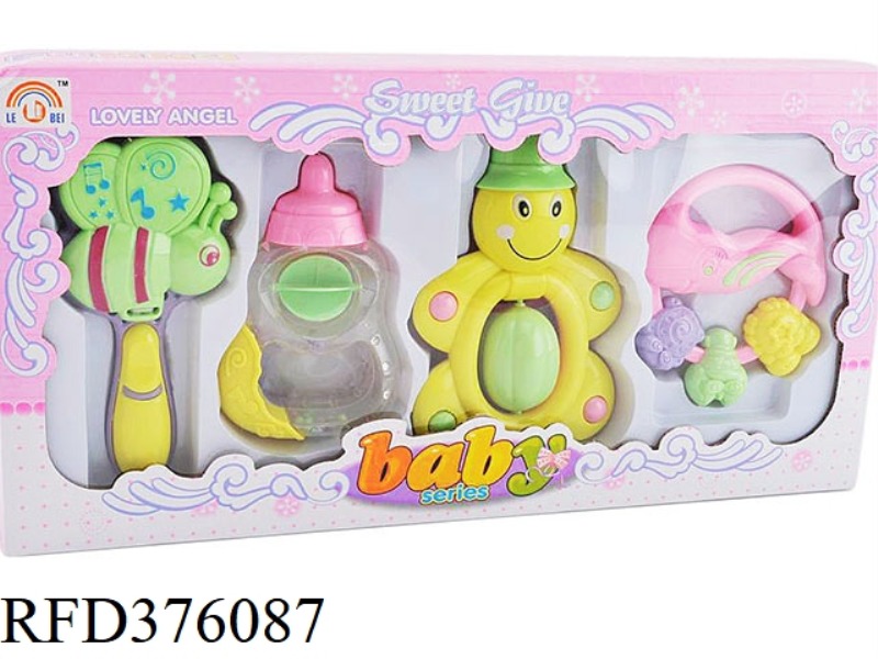 BABY RATTLETE FOUR-PIECE SET