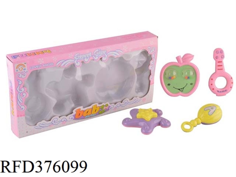 BABY RATTLETE FOUR-PIECE SET