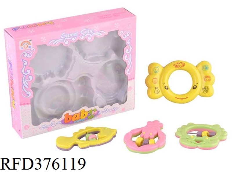 BABY RATTLETE FOUR-PIECE SET