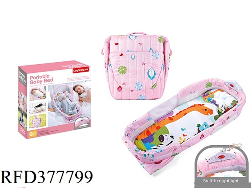 BABY CRIB BED FULLY ENCLOSED EXTENDED VERSION WITH LIGHT AND MUSIC