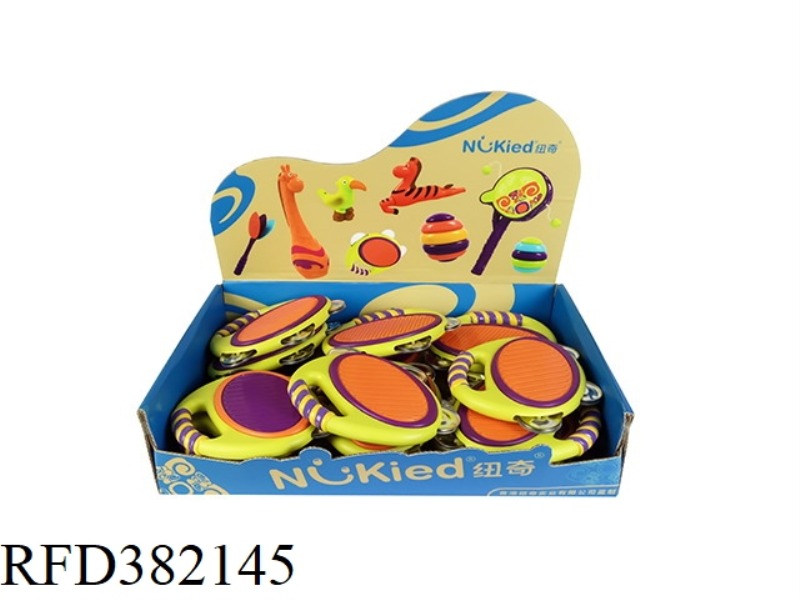 COLORFUL TAMBOURINE 18PCS