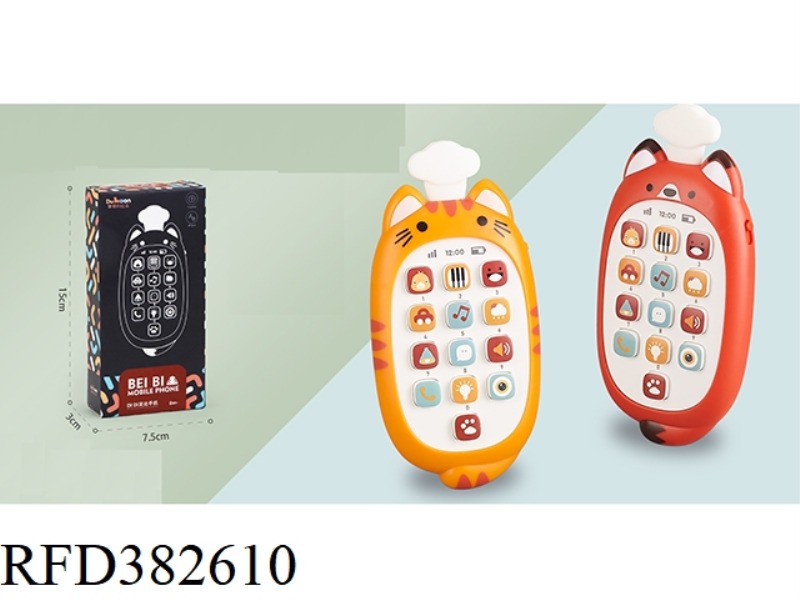 CHEF MOBILE PHONE (CAT, FOX) 12PCS