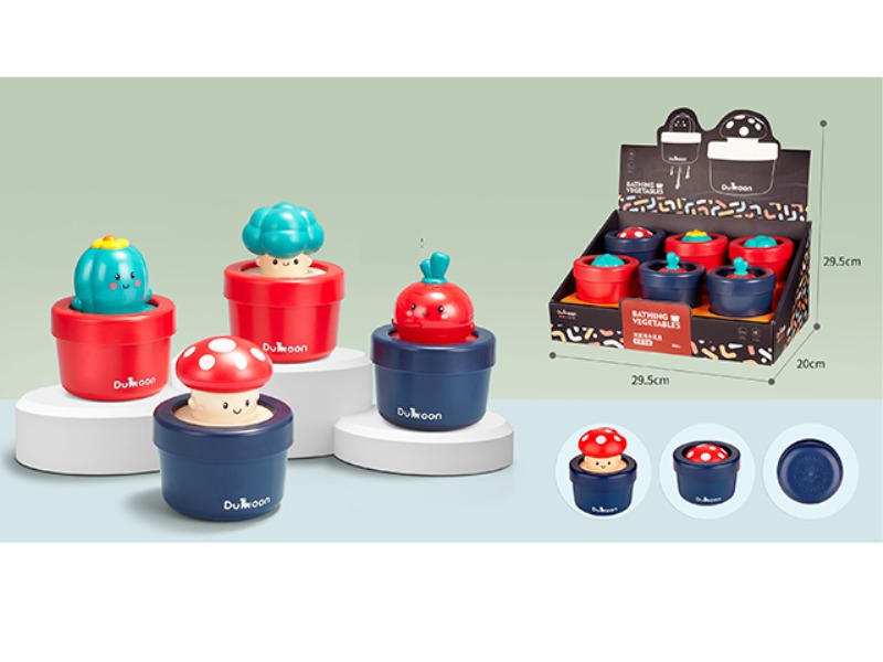 FLOWER POT - BATHROOM SPLASH TOYS (4 MIXTURES)