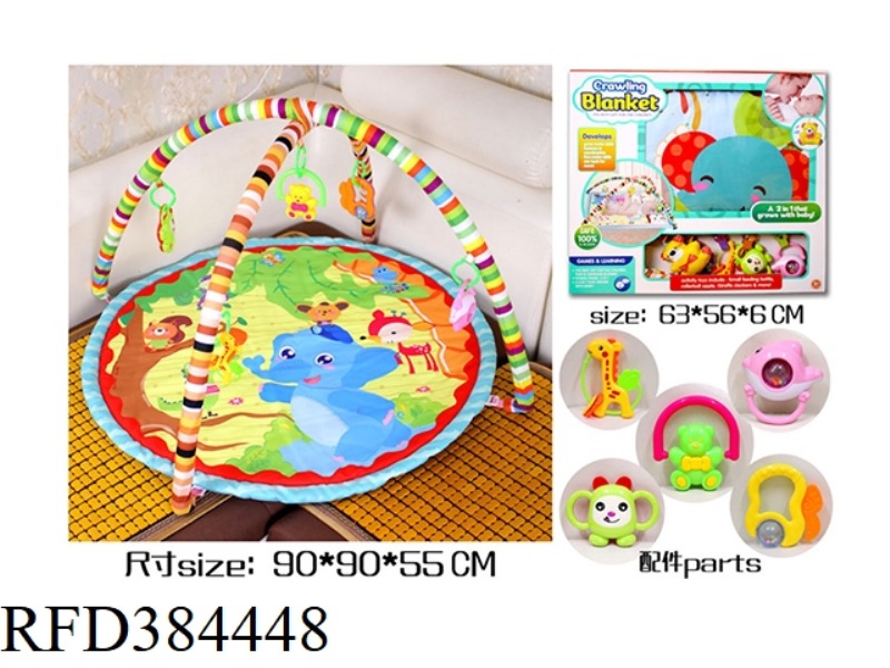 ROUND BABY FITNESS BLANKET (NO MUSIC)