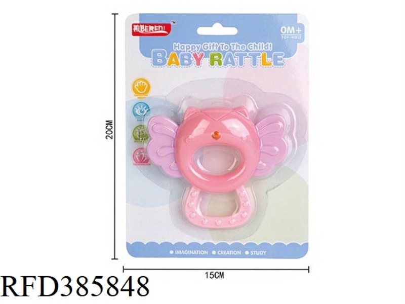 BABY OWL RATTLE