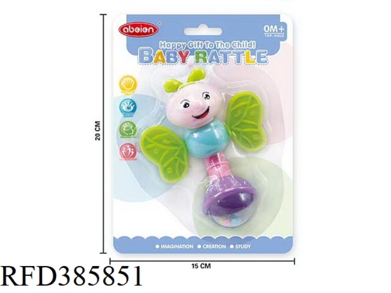 BABY BEE RATTLE