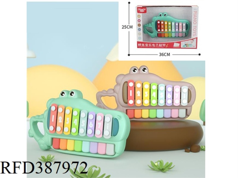 MULT-CROCODILE PERCUSSION WITH LIGHT MUSIC