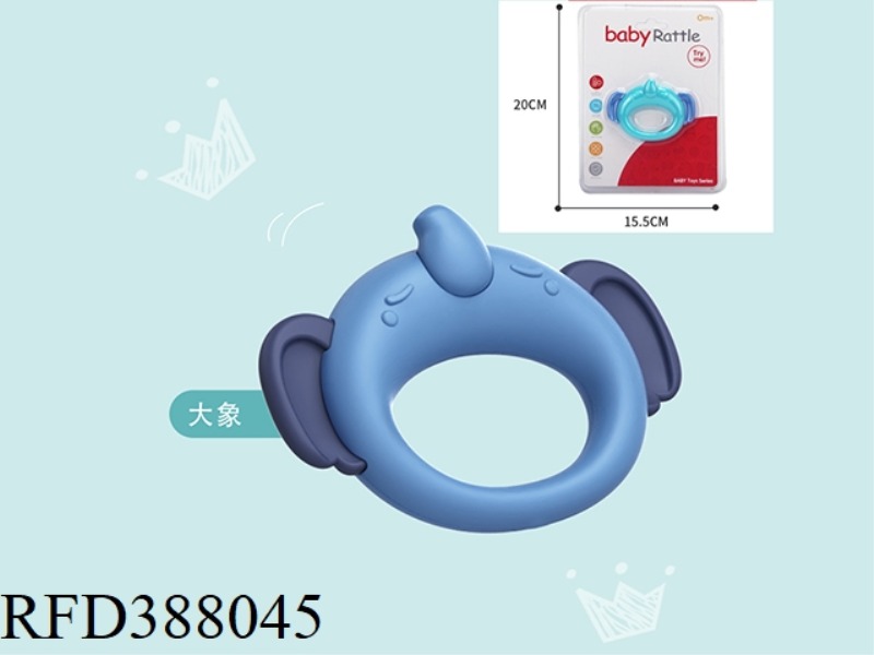ELEPHANT BABY RATTLE