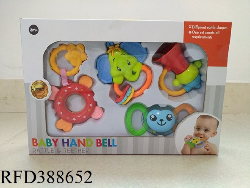 TEETHER RATTLE SET 4PCS