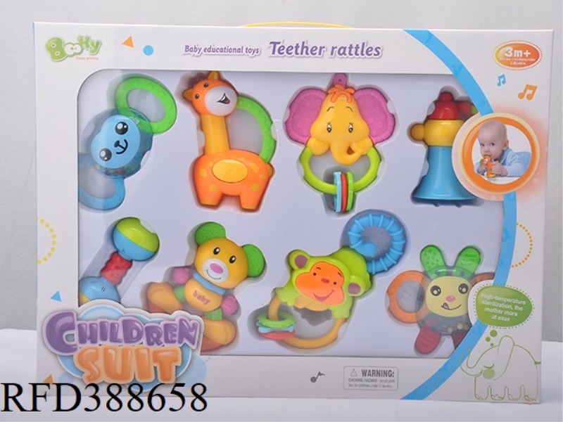 TEETHER RATTLE SET 8PCS