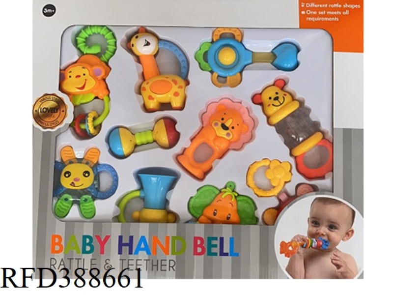 TEETHER RATTLE SET 11PCS