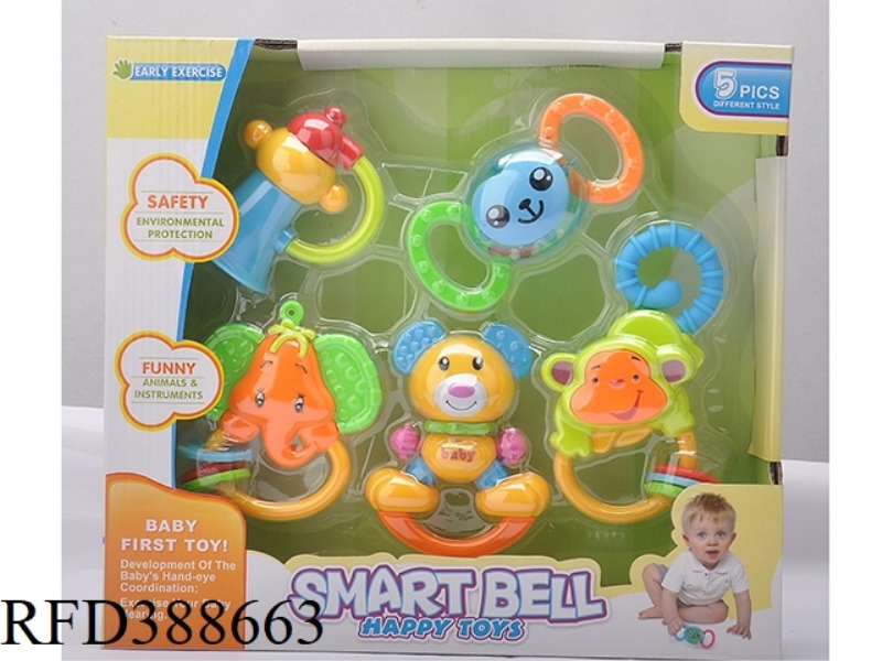 TEETHER RATTLE SET 5PCS