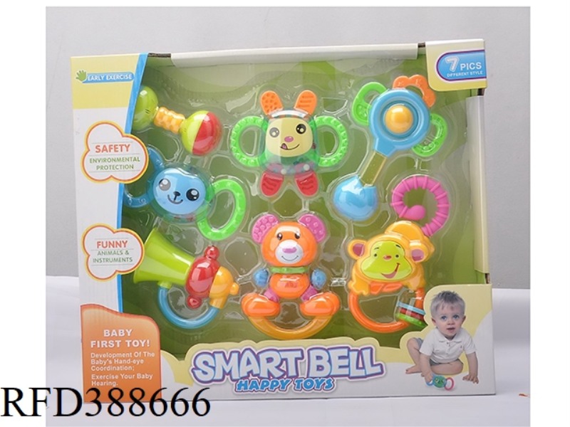 TEETHER RATTLE SET 8PCS