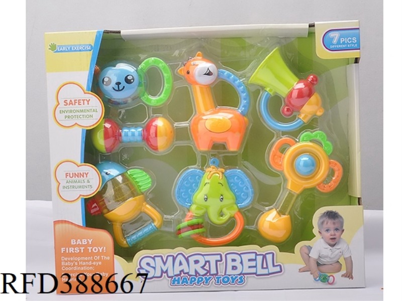 TEETHER RATTLE SET 7PCS