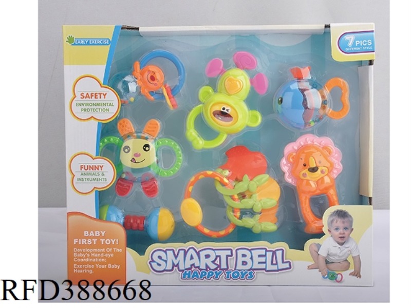 TEETHER RATTLE SET 7PCS
