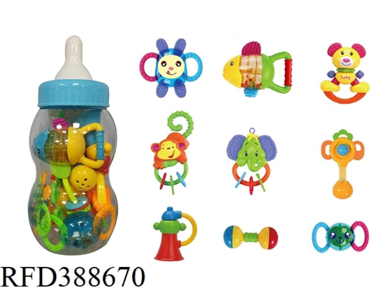9PCS RATTLE