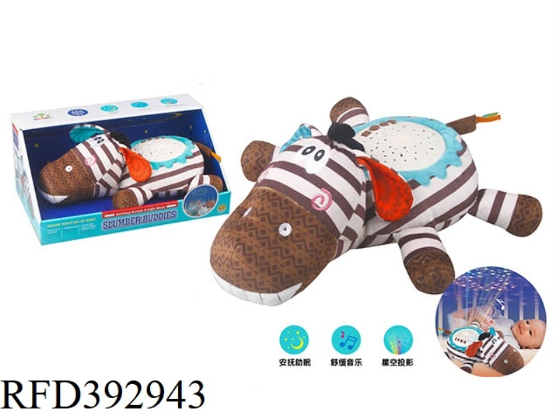APPEASE THE ZEBRA WITH SOUND AND LIGHT PROJECTION