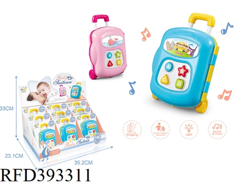 BABY SOUND AND LIGHT LUGGAGE 12PCS