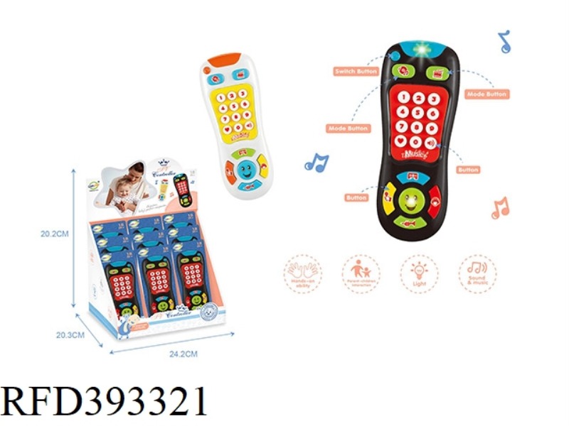 BABY SOUND AND LIGHT REMOTE CONTROL 12PCS