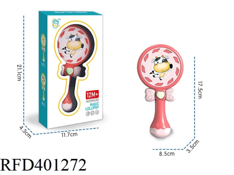 LIGHT MUSIC COW (FEMALE MODEL) MAGIC LOLLIPOP