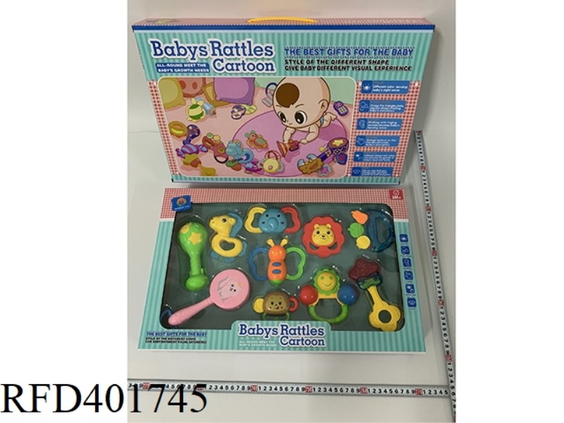 BABY TEETHER RATTLE (10PCS)