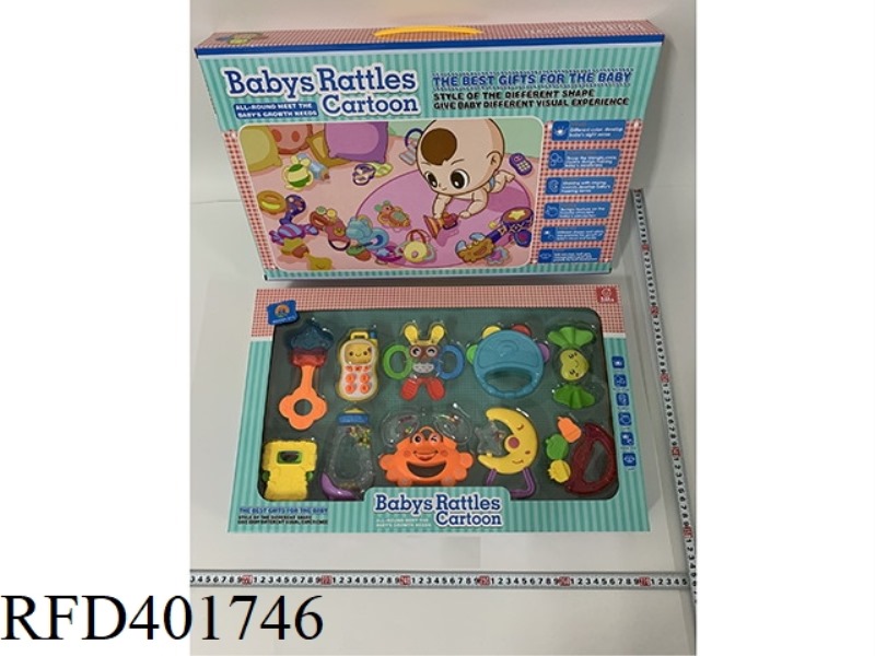 BABY TEETHER RATTLE (13PCS)