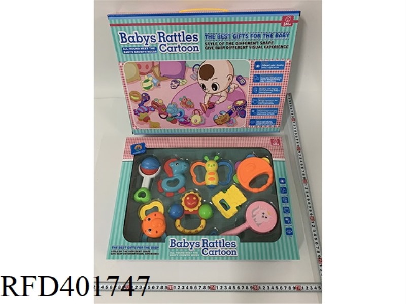 BABY TEETHER RATTLE (11PCS)