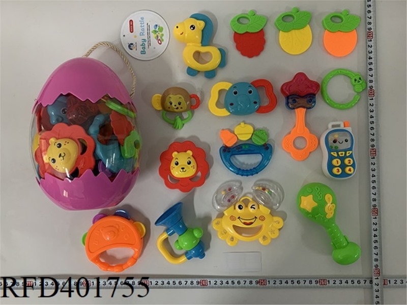BABY TEETHER RATTLE (15PCS)