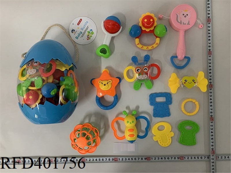 BABY TEETHER RATTLE (12PCS)