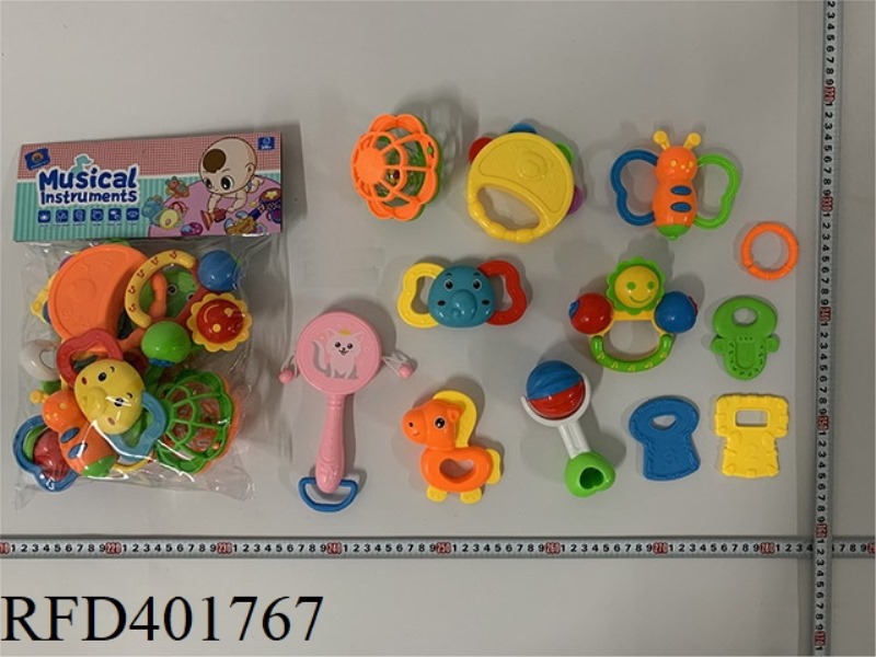 BABY TEETHER RATTLE (12PCS)