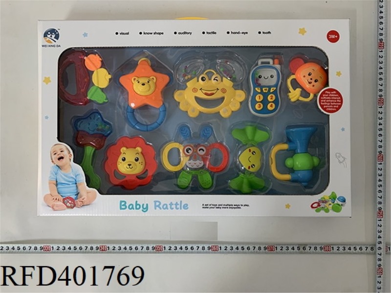 BABY TEETHER RATTLE (10PCS)
