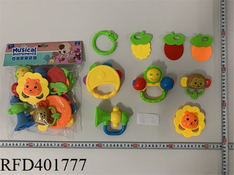 BABY TEETHER RATTLE (9PCS)