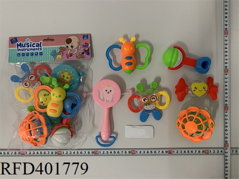 BABY TEETHER RATTLE (6PCS)