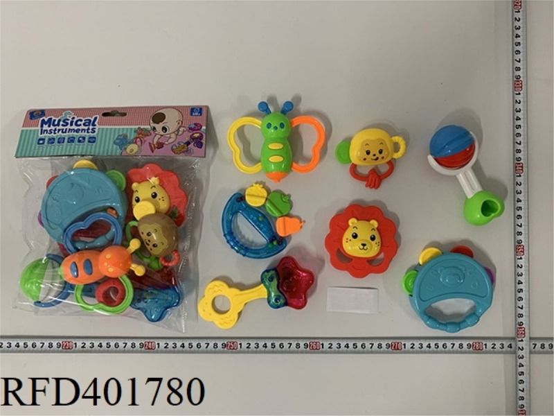 BABY TEETHER RATTLE (7PCS)