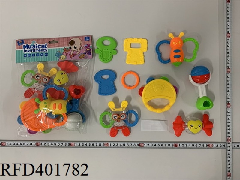 BABY TEETHER RATTLE (9PCS)
