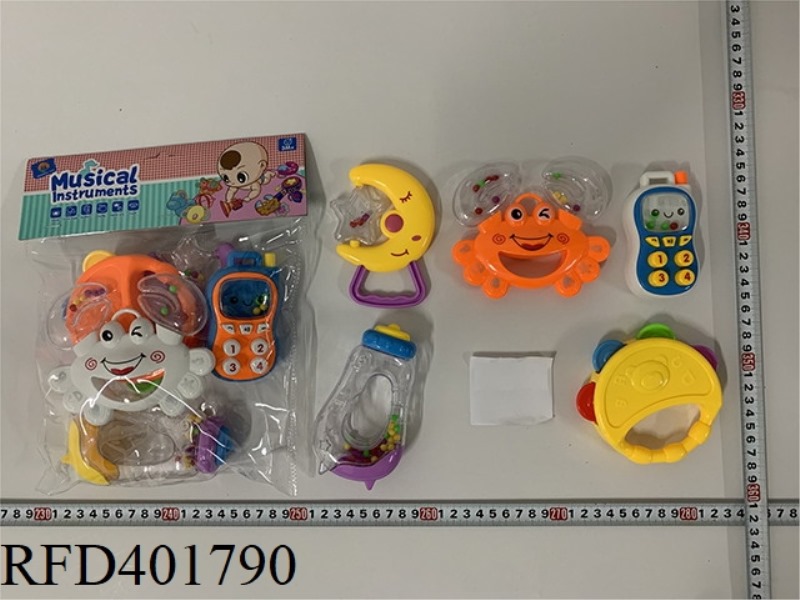 BABY TEETHER RATTLE (5PCS)