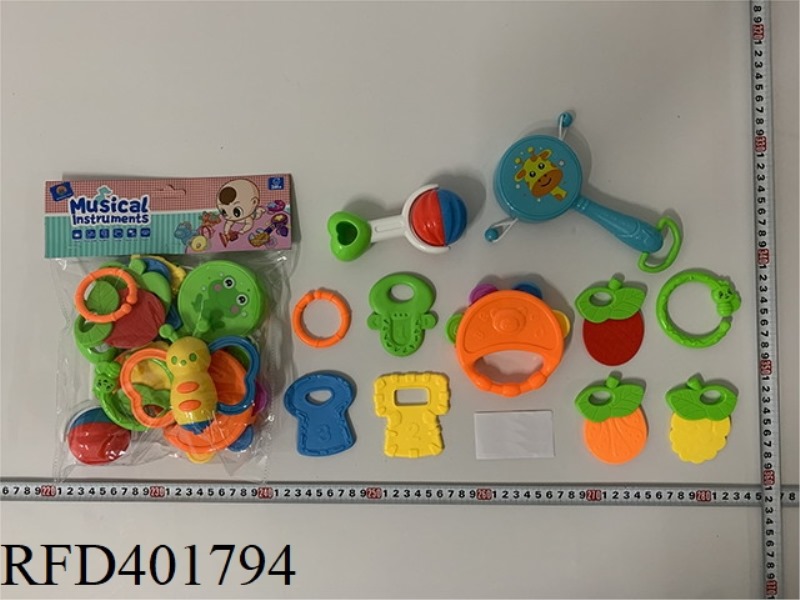 BABY TEETHER RATTLE (12PCS)