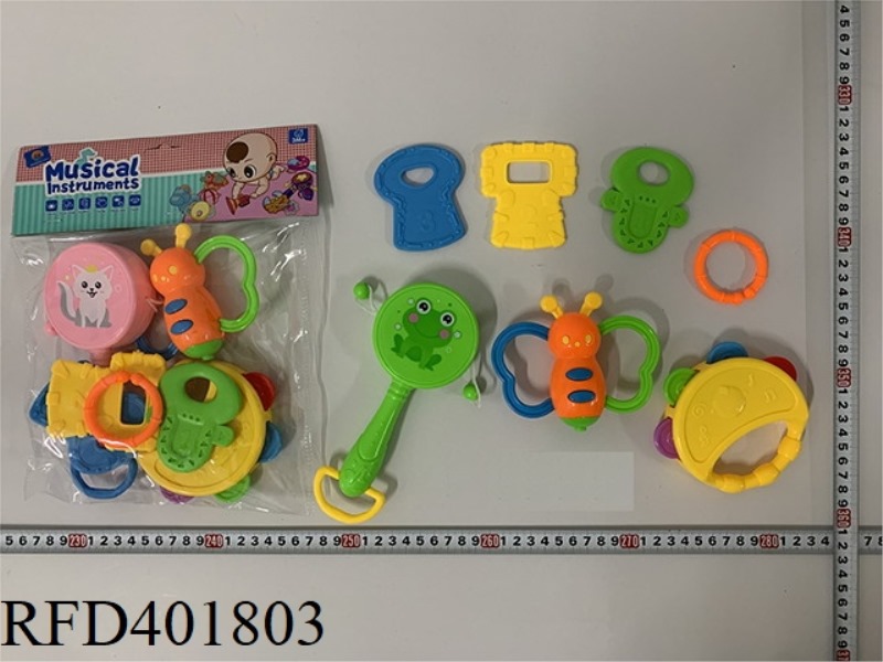 BABY TEETHER RATTLE (7PCS)