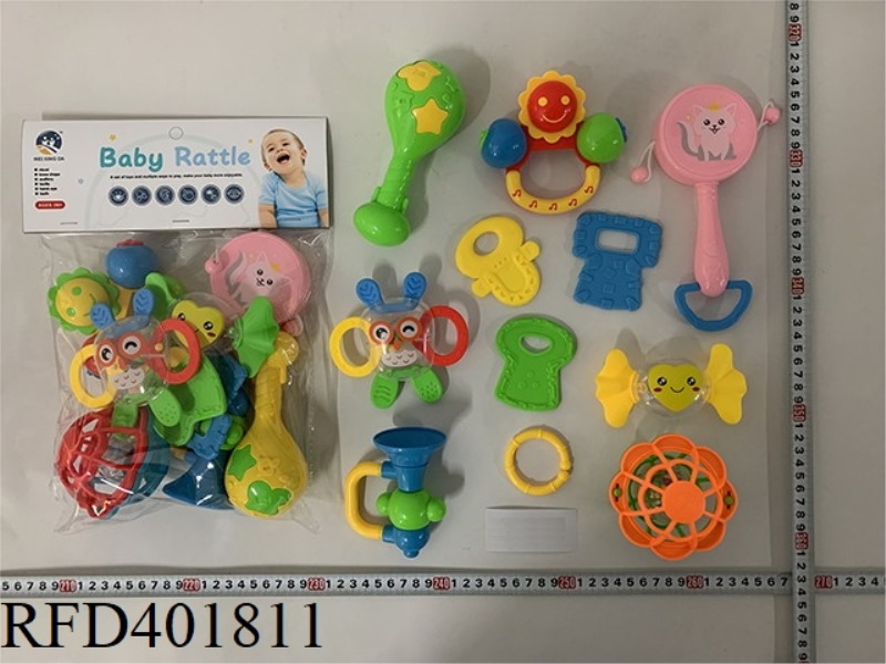 BABY TEETHER RATTLE (11PCS)