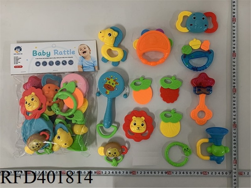 BABY TEETHER RATTLE (13PCS)